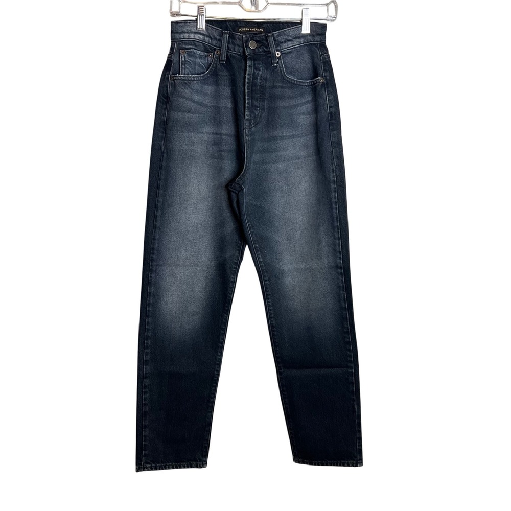 Modern American High Rise Jeans‎ Size 26 Dark Wash Button Fly NEW